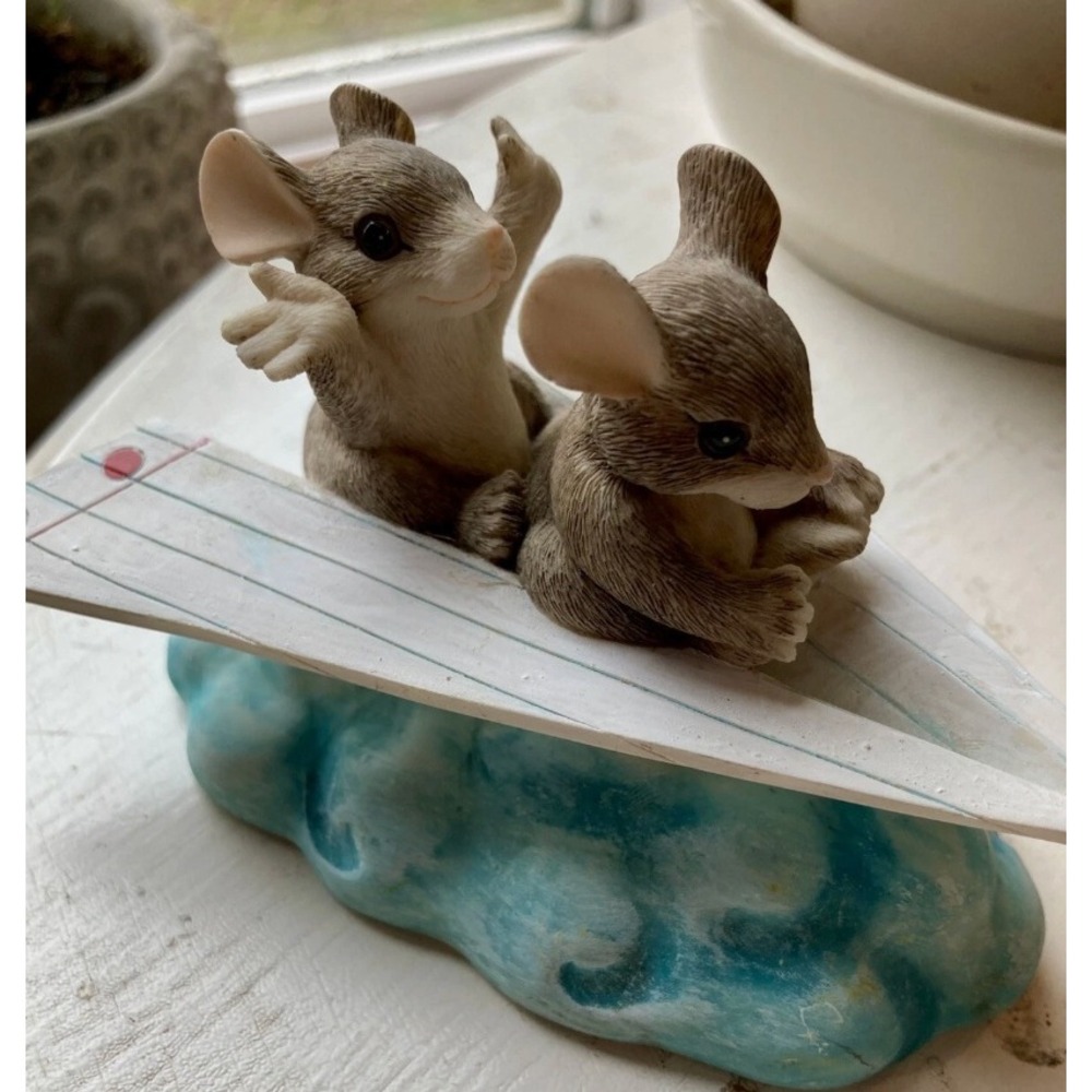 Charming‎ Tails "Just Plane Friends" figurine by Fitz and Floyd